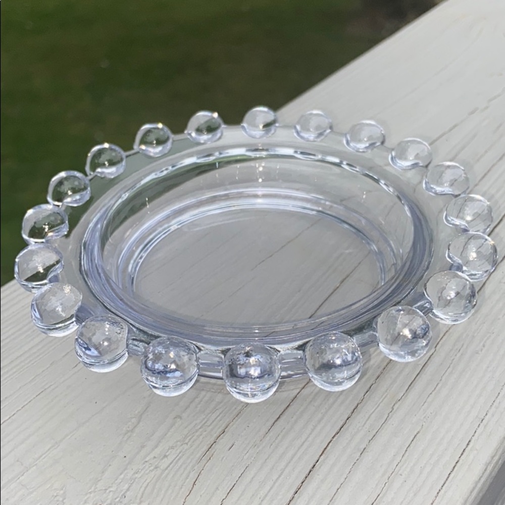 VTG Imperial Glass Candlewick Clear Ashtray